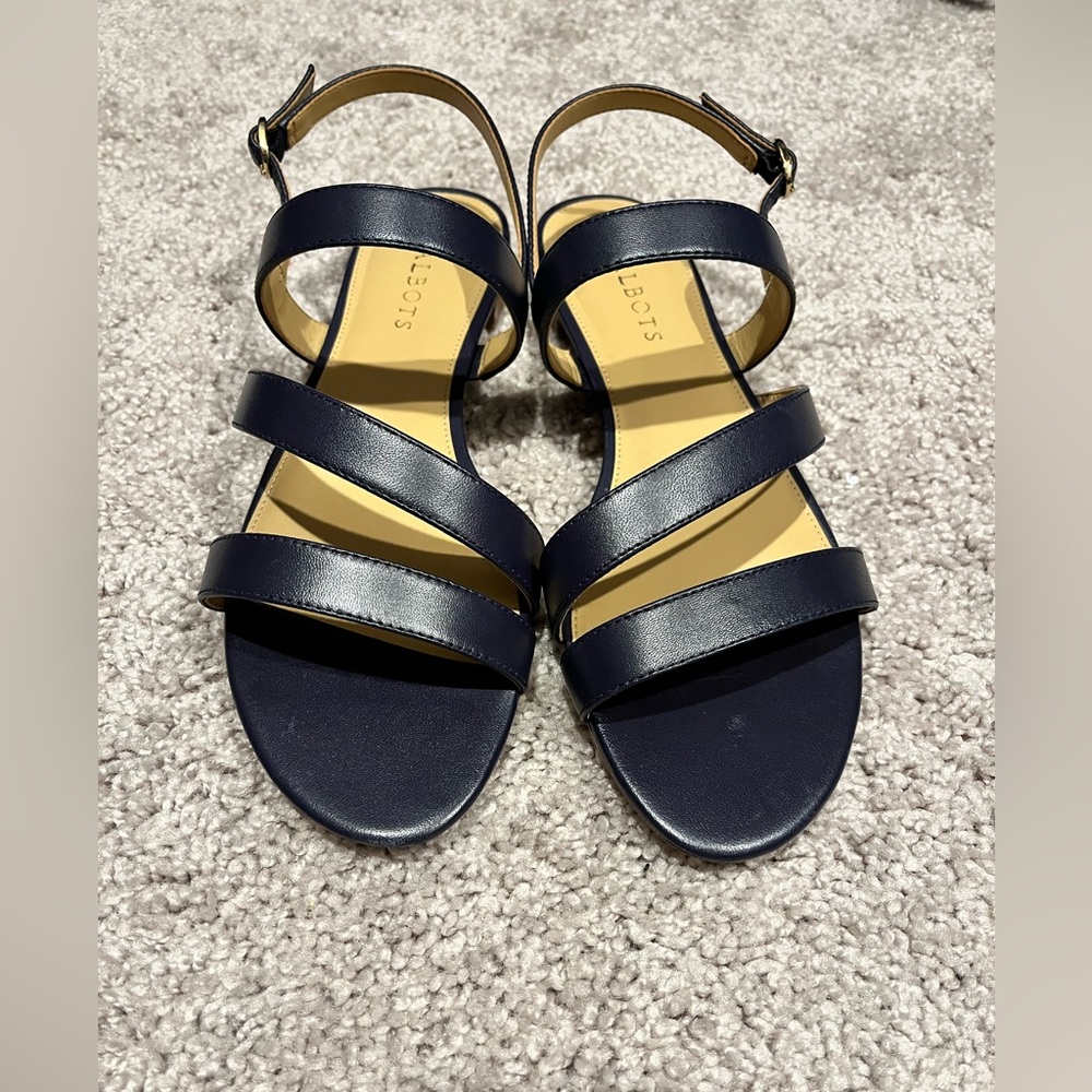 Talbots Dark Blue Strappy Sandals